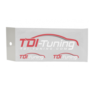  TDI-Tuning White Car Stickers